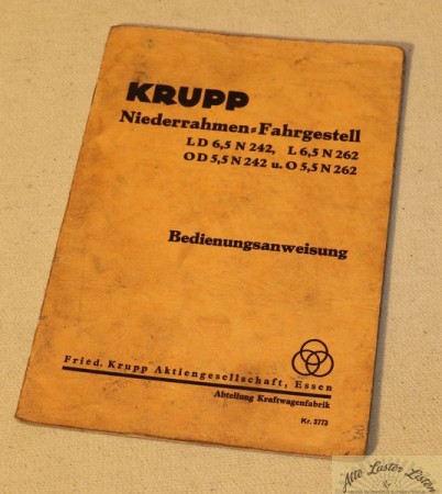 KRUPP  LD , L 6,5 N 242 , 262  ,  OD, O 5,5 N 242, 262