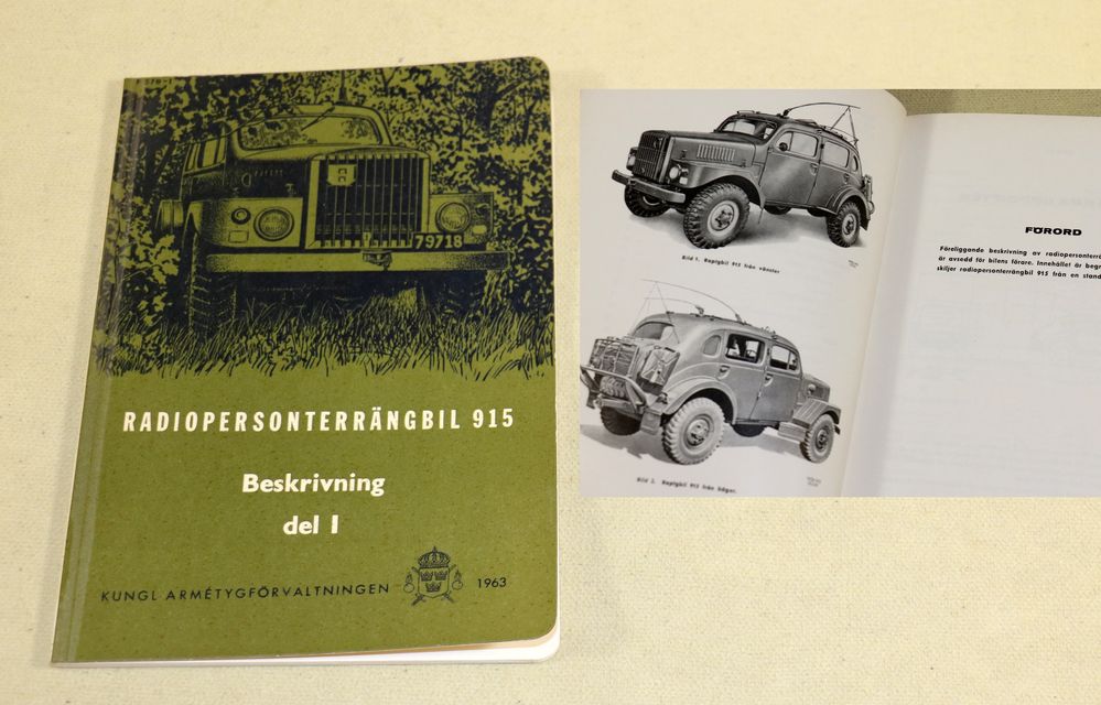VOLVO 915 Radio Car Radiopersonterrängbil
