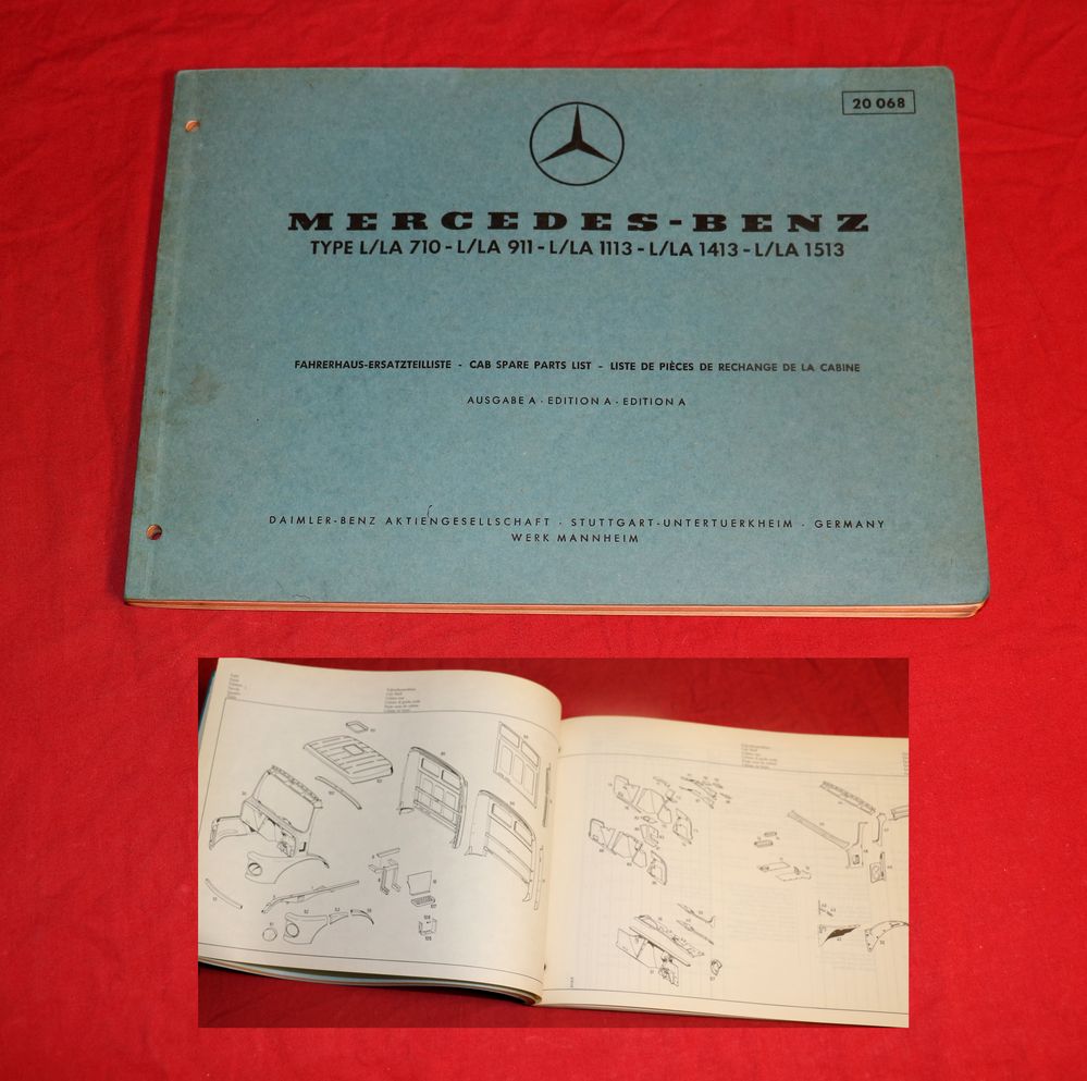 Fahrerhaus für Mercedes L, LA 710, 911, 1113, 1413, 1513