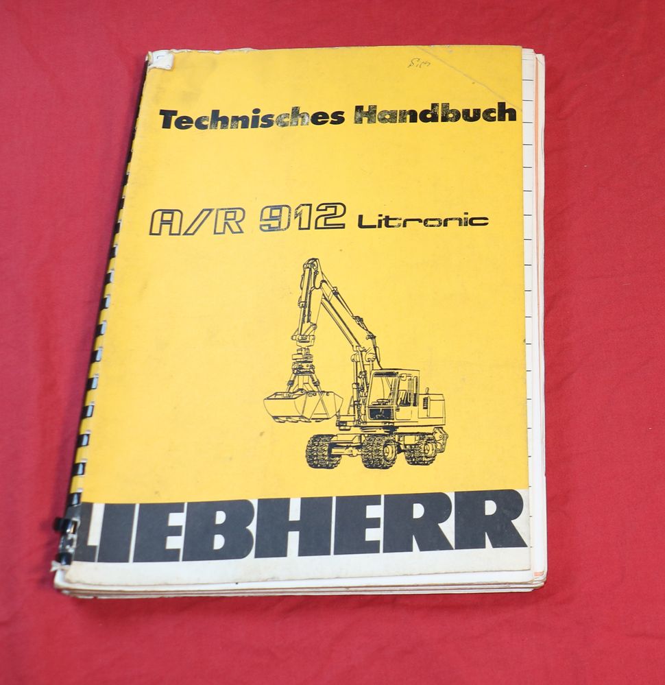 Liebherr A / R 912 Litronic  Bagger Technisches Handbuch