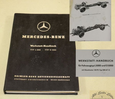 Mercedes L 5000, O 5000 ,  mit Motor OM 67 und L 325