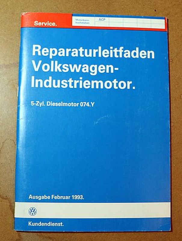 Reparatur  VW  Industrie Dieselmotor 074.Y  2,4 L