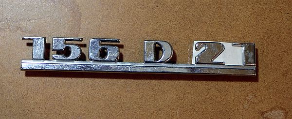 156 D 21 , Schriftzug für Magirus