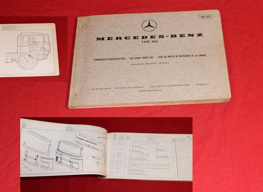 Mercedes LKW Fahrerhaus Type 363 LP 1632, 2032, 2232