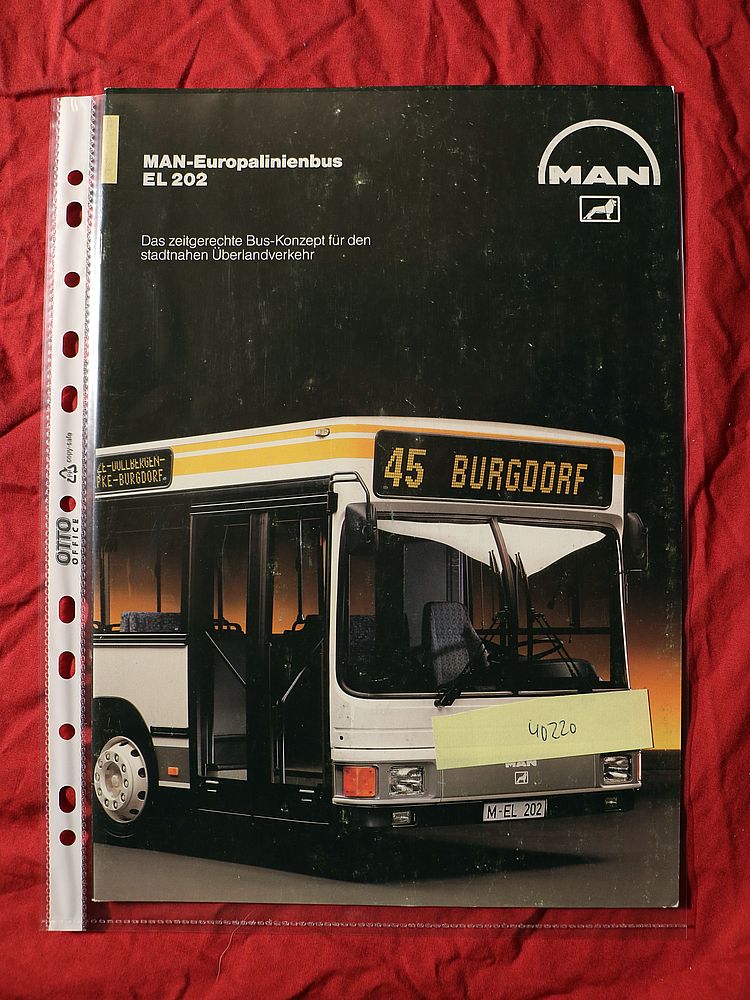 MAN Bus Prospekt, EL 202 Europalinienbus