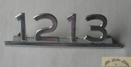 Schriftzug 1213 für Mercedes