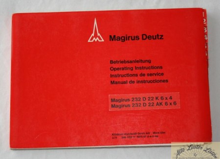 Magirus Deutz 232  D 22  K, AK  6x4 , 6x6