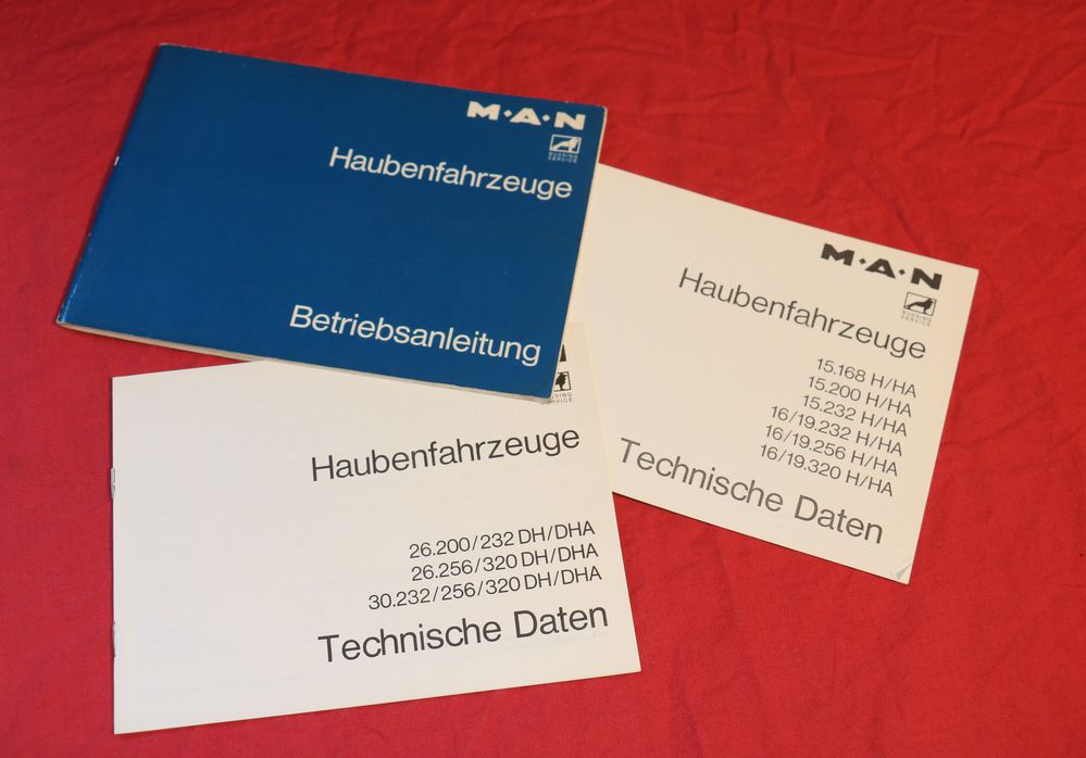 MAN Haubenfahrzeuge Betriebsanleitung