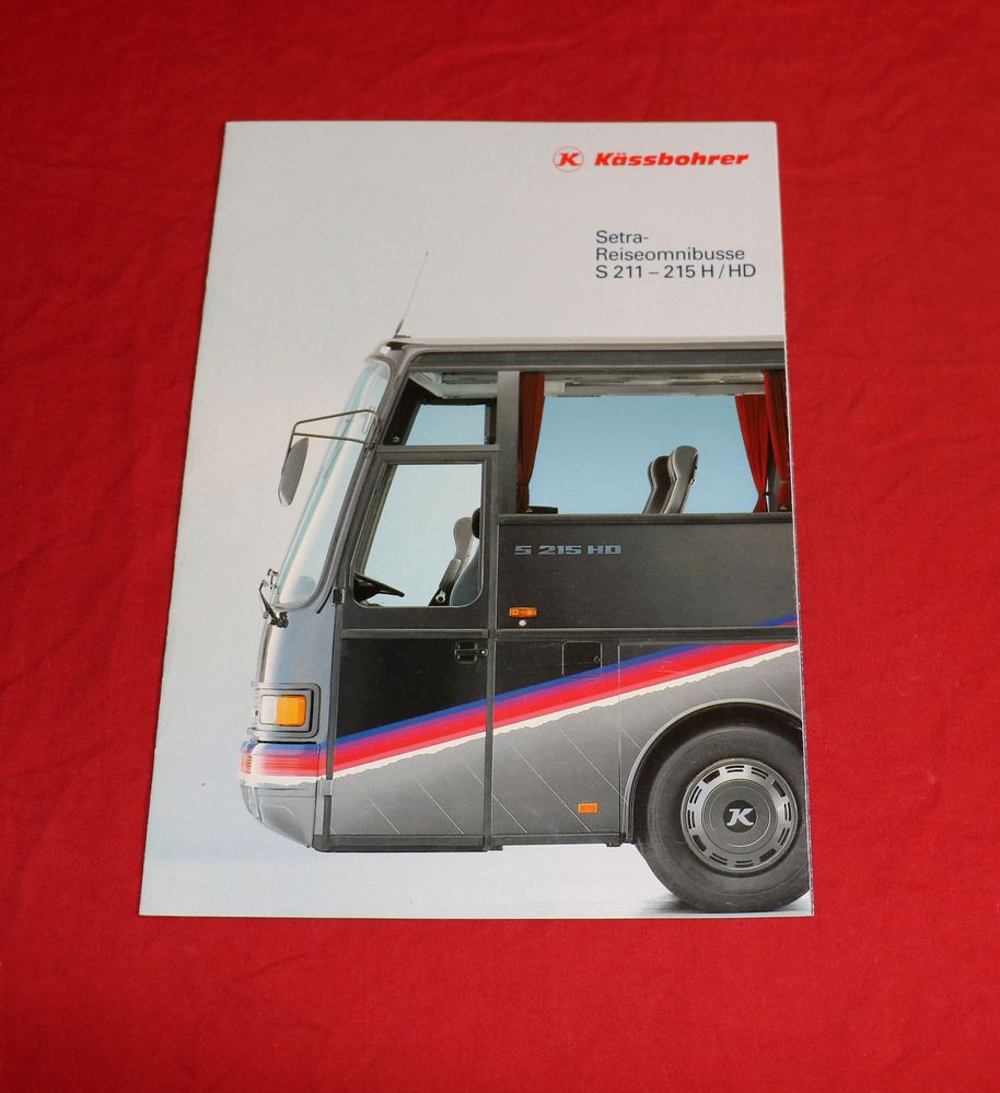 SETRA S 211 - S 215 H / HD Reiseverkehr Omnibusse Prospekt