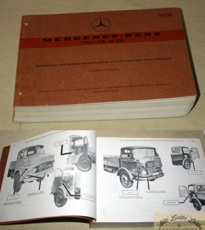 Mercedes L , LP  338    Fahrgestell, 2 x Fahrerhaus  + Aufbau
