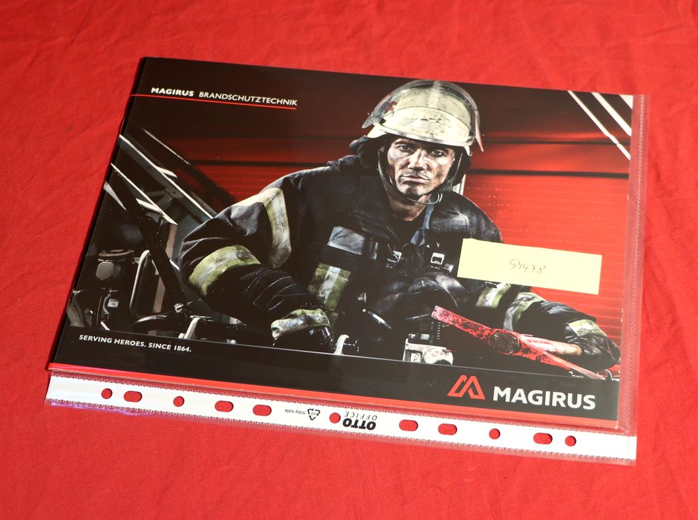 Magirus Brandschutztechnik , Prospekt Feuerwehr
