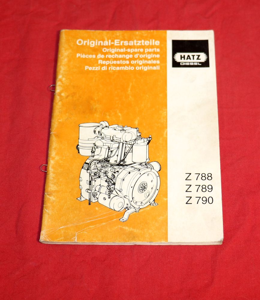 Hatz Z 788, 789, 790 .15 Motor Ersatzteilliste