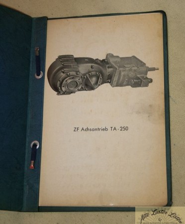 ZF   Achsantrieb  TA-250    Kässbohrer