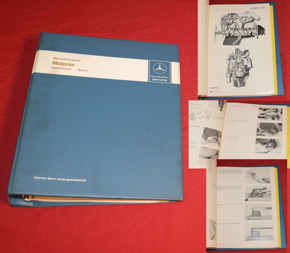 Mercedes Motor OM 366 , 366 A, 366 LA Werkstatthandbuch