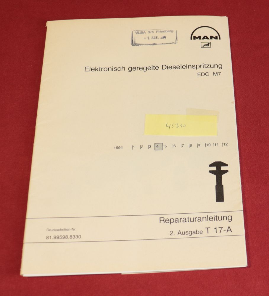 MAN   Elektronisch geregelte Dieseleinspritzung EDC  M7