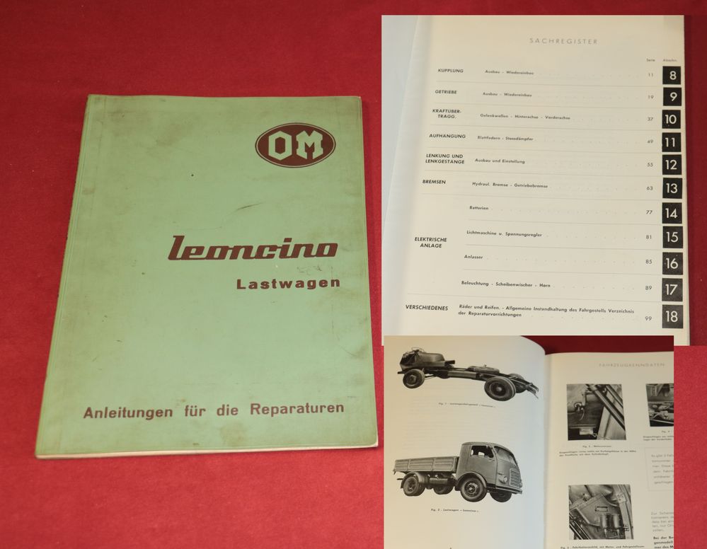 OM Leoncino Fahrgestell Reparaturhandbuch