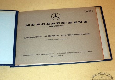 Type   LAPK  1632 Fahrerhaus  Henschel, Mercedes