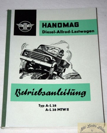 Hanomag AL 28 , A - L 28 MTW II