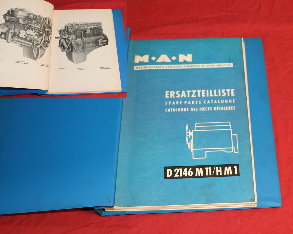 MAN Motor D 2146 M 11 / HM 1 Ersatzteilkatalog