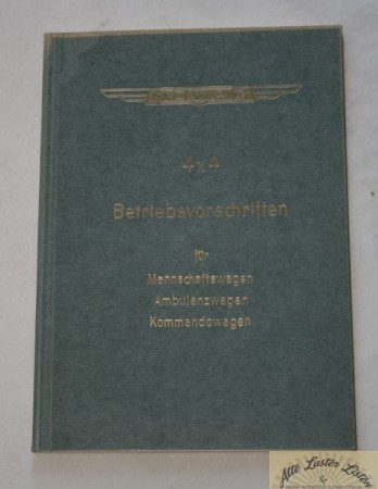 MOWAG 4x4 Betriebsanleitung