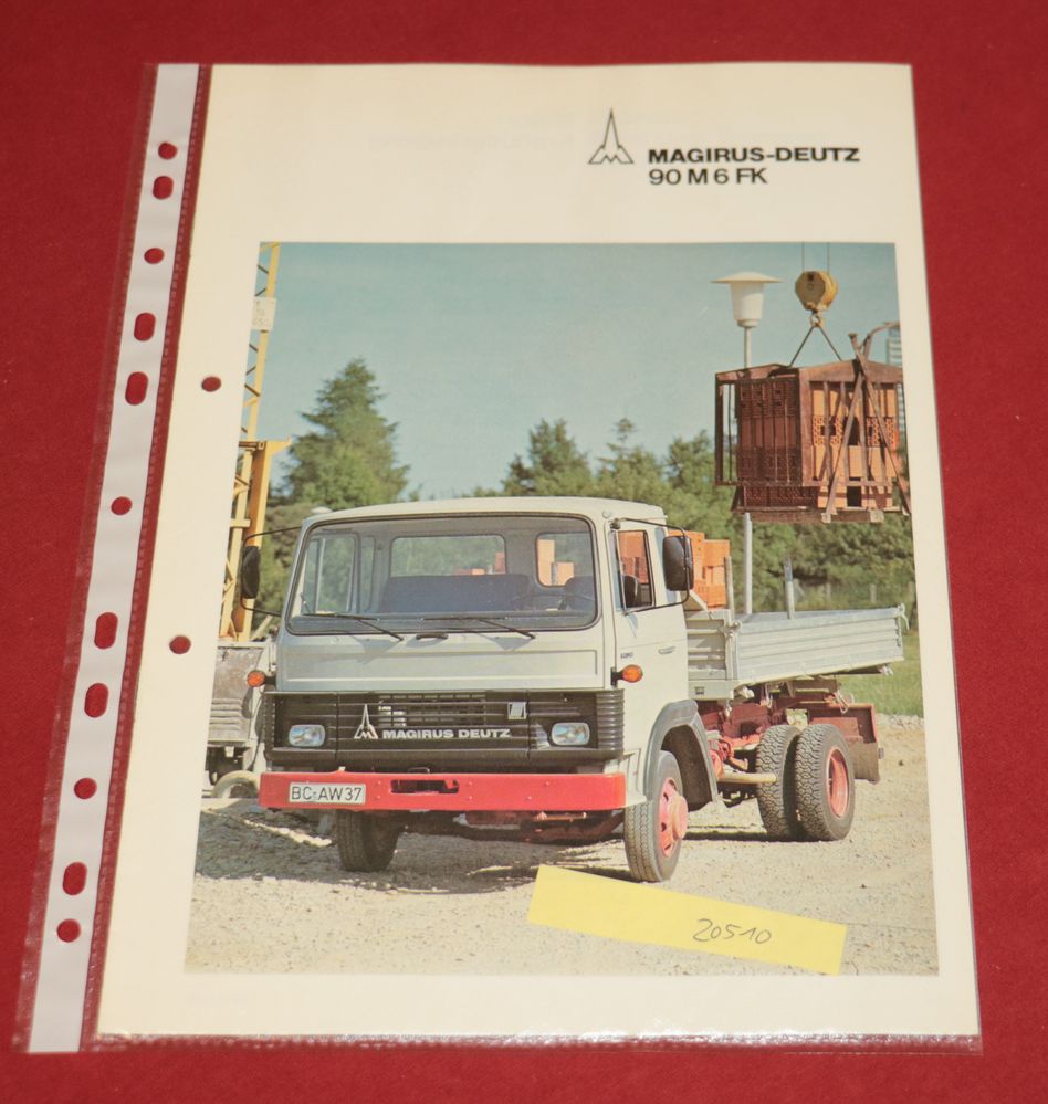 Magirus 90 M 6 FK Prospekt , MK Reihe leicht LKW