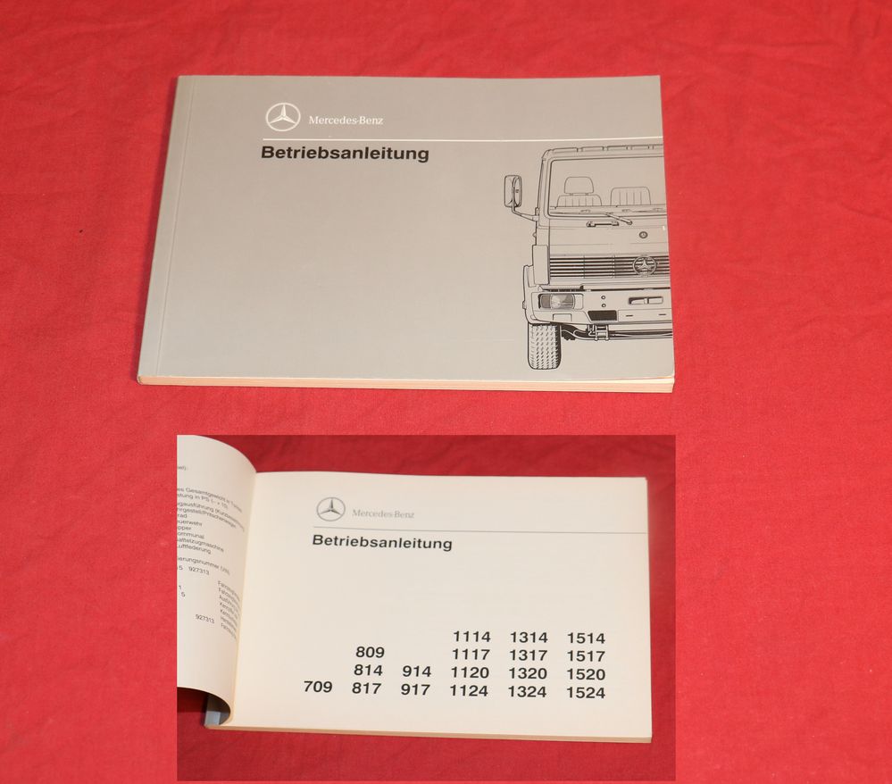 Mercedes LK 814, 917, 1320 usw Leichte Klasse LKW Anleitung
