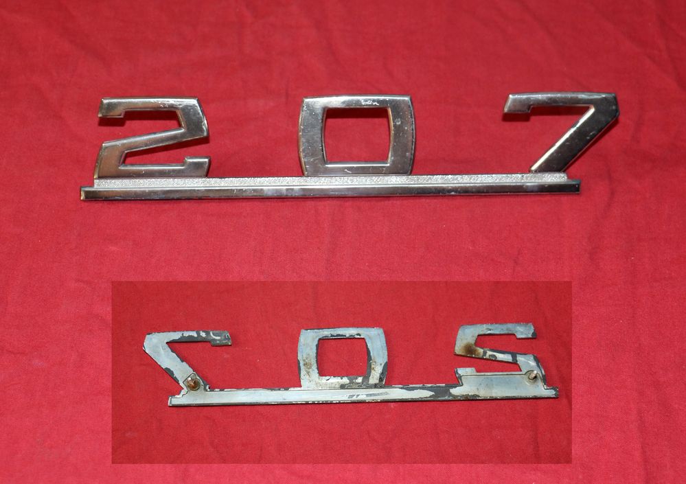 Schriftzug 207 für Mercedes Transporter