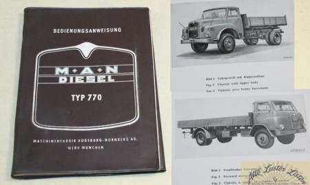 MAN 770    Hauber und Frontlenker LKW