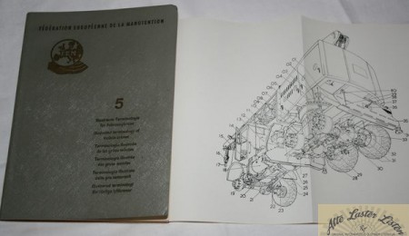 Illustrierte Terminologie für Fahrzeugkrane  ,   von ca. 1960