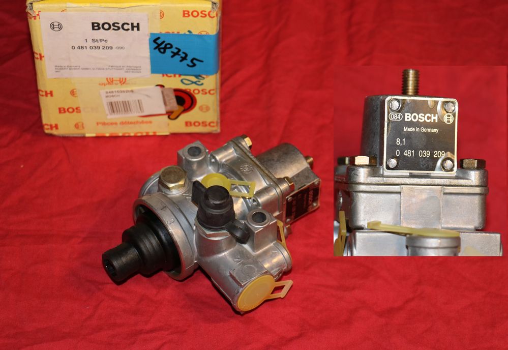 48775 Druckregler BOSCH 0 481 039 209 Druckluft Bremse