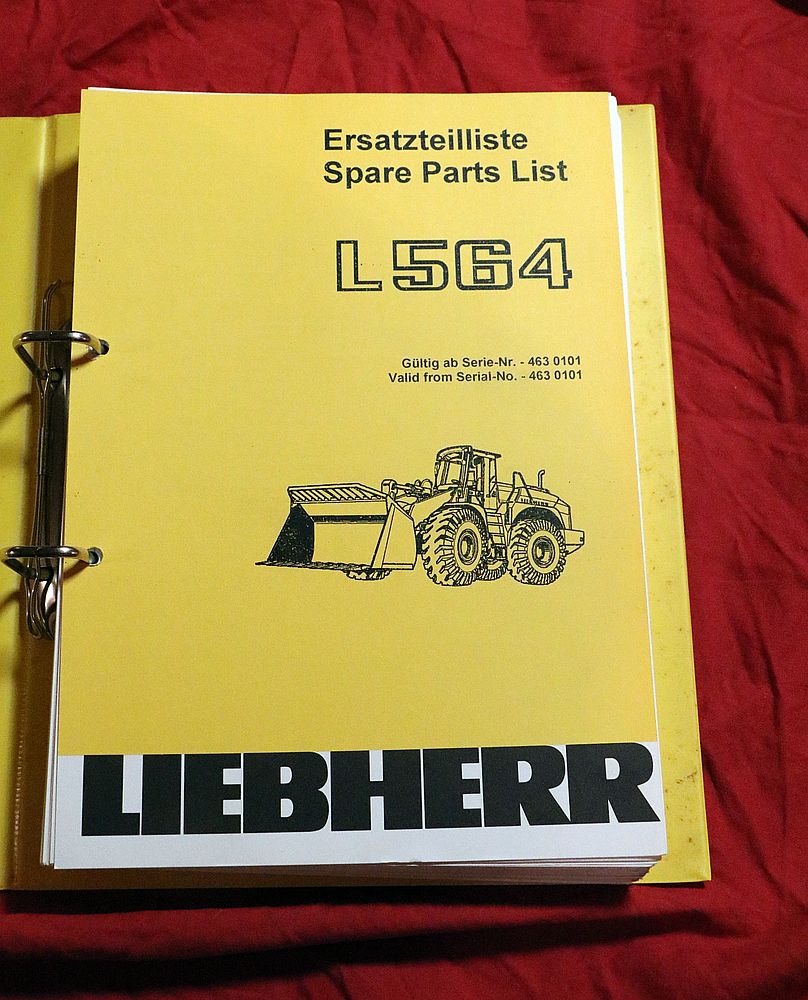 Liebherr L 564  Radlader Ersatzteilliste