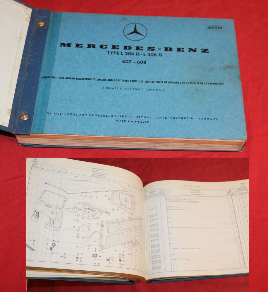 Mercedes Transporter L 206 D - L 306 D  Fahrgestell + Aufbau