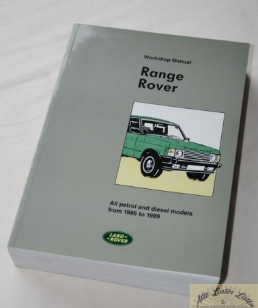 Range Rover , Workshop manual