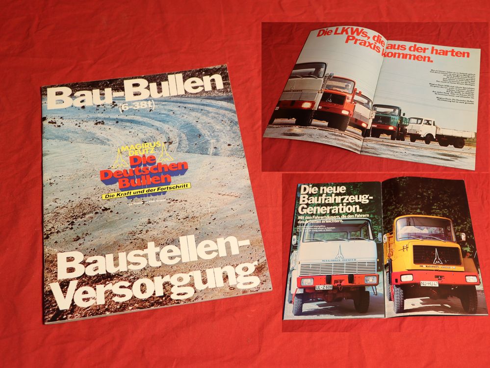 Magirus Bau Bullen 6-38 t Baustellenversorgung