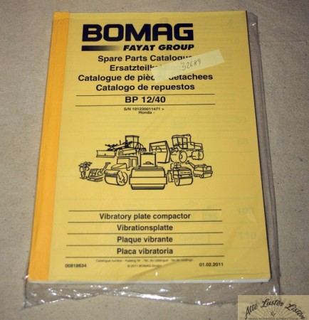 BOMAG  Vibrationsplatte , Rüttler   BP 12/40    Honda GX 120