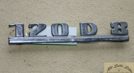 Schriftzug        120 D  8