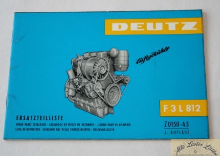 Deutz F 3 L 812 Motor luftgekühlt