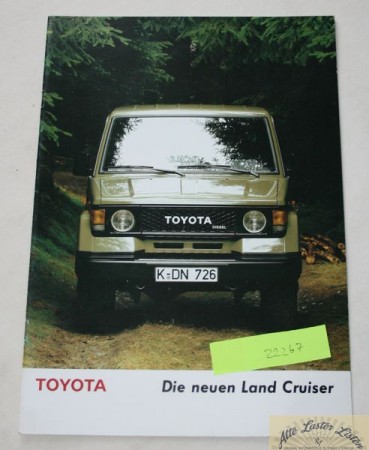 Toyota , Die neuen Land Cruiser