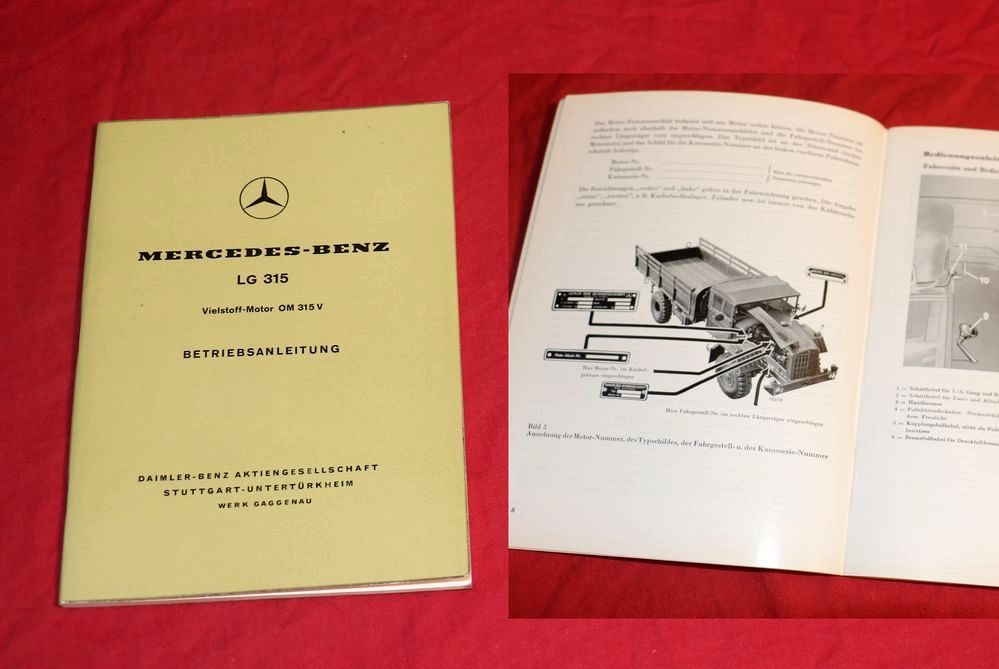 Mercedes LG 315 Betriebsanleitung Allrad 4x4