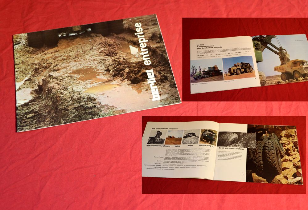 33924-2 Berliet entreprise Prospekt LKW Produktionsprogramm