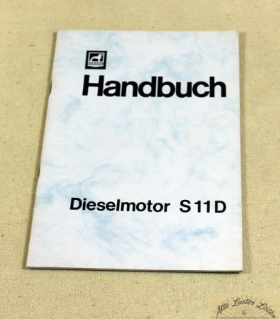 Betriebsanleitung Büssing Motor S 11 D