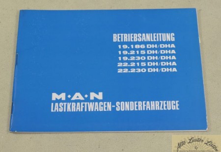 MAN  19.186 , 19.215 - 230 , 22.215 - 230  DH / DHA