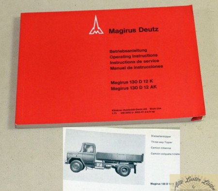 42683_betriebsanleitung_magirus_deutz_magirus_ab_1970_hauber_ab_1970_b9ewO64nVzboX0 Magirus 130 D 12  K , AK , Eckhauber mit Reihenmotor