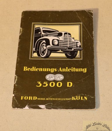 Ford  3500 D   Diesel  Lastwagen, Motor G3YT , 95 PS