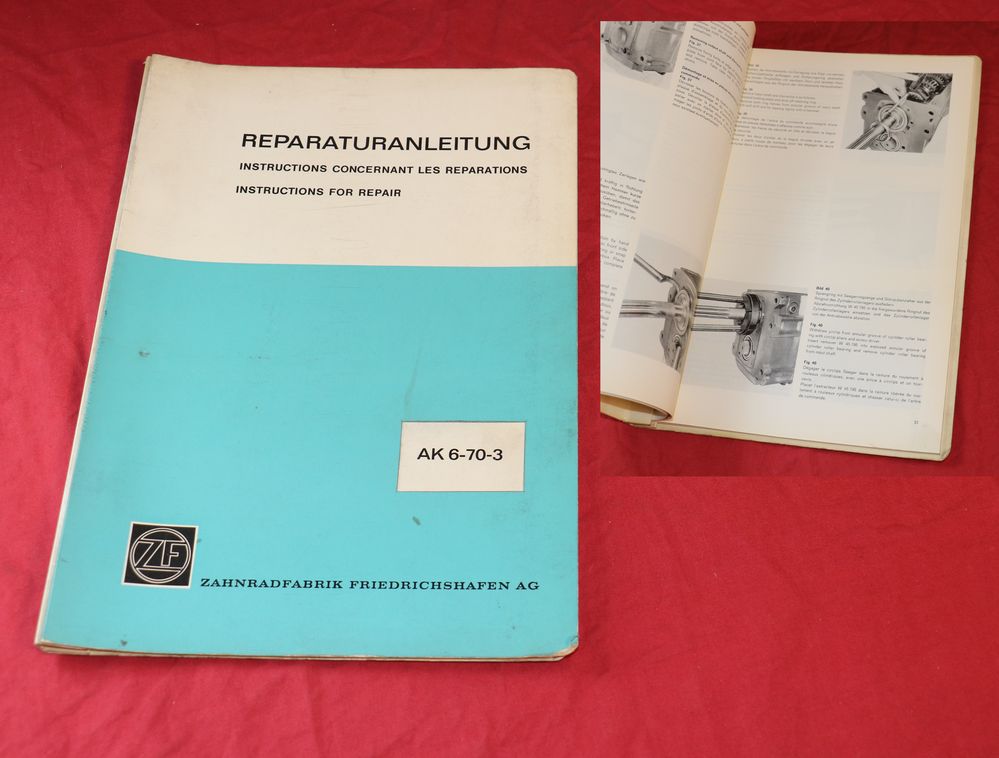 ZF Getriebe AK 6-70-3 Reparaturanleitung