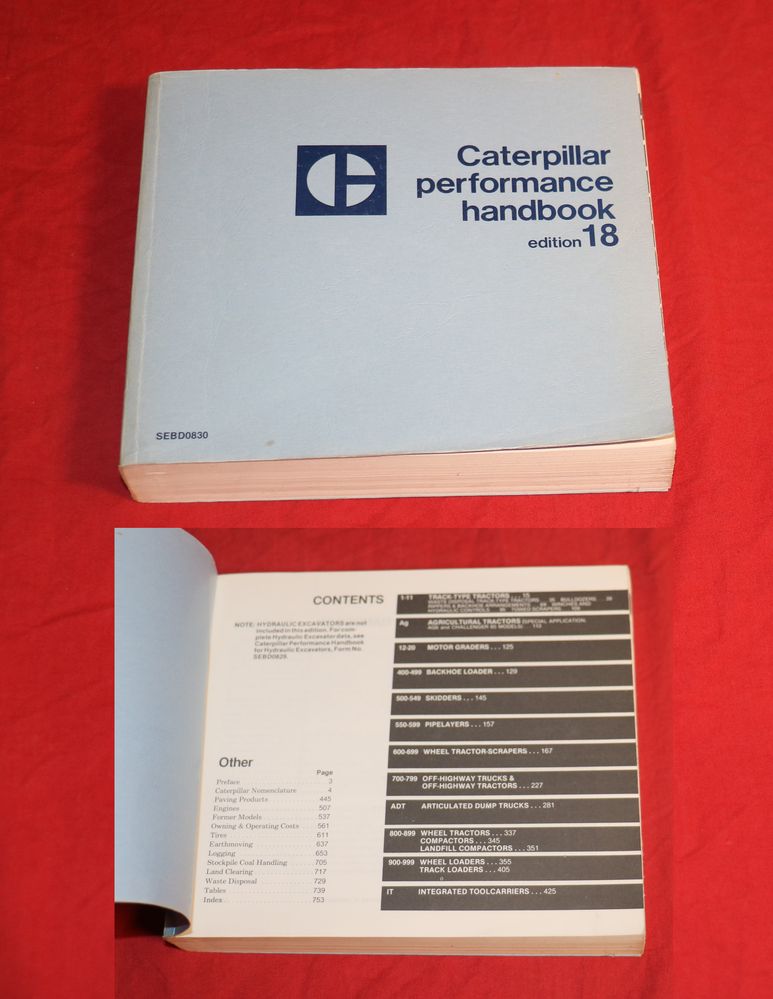 Caterpillar Performance Handbook 18 , 1987