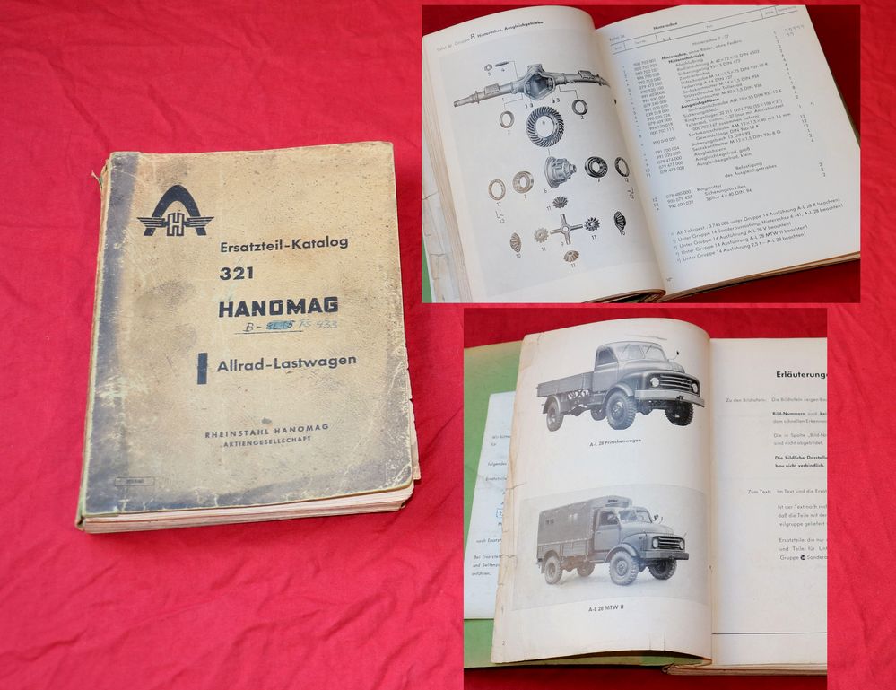 Hanomag AL 28 Ersatzteilliste