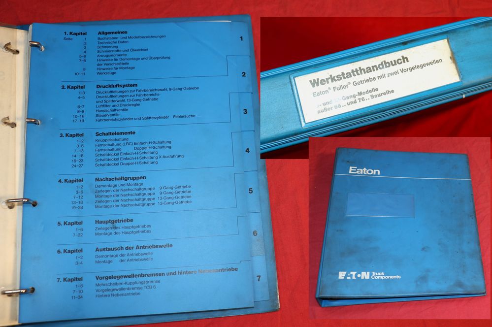 Getriebe Eaton Fuller 9 und 13 Gang  RT 9509 bis RT 14613