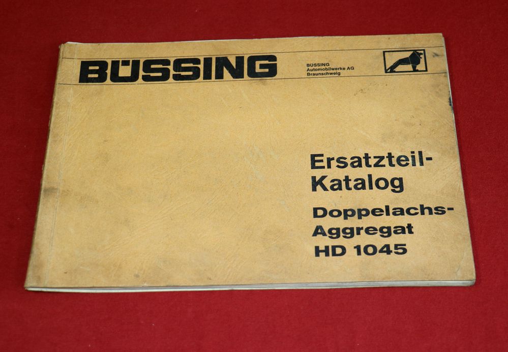 50003 Büssing Doppelachse Aggregat HD 1045 , Dreiachser LKW