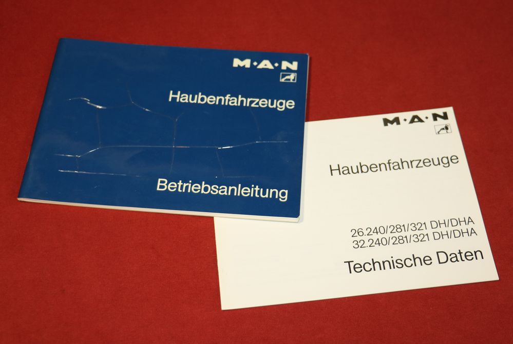 MAN Haubenfahrzeuge 26.240 .... 32.240, 281, 321  DH A